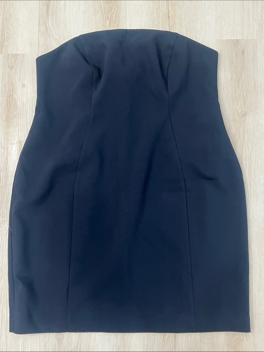 ASHLEY GRAHAM strapless bustier mini dress